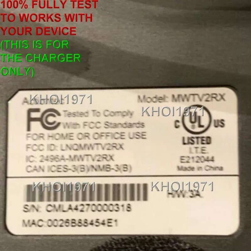 KHOI1971 WALL AC adapter for Actiontec MyWirelessTV2 HD HDMI Wireless