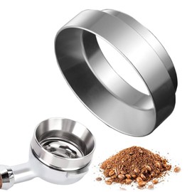 GIAK Espresso Dosing Funnel Made of Stainless Steel 58 mm Coffee Dosing Ring Portafilter Funnel for Precise Filling of Coffee Powder, Filling Funnel for Precise Tampering, Barista Accessories (Dosing