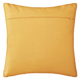 Atmosphera - Cushion - Otto Motif - Cotton - Ochre Yellow - 38 x 38 cm - Yellow