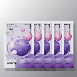 innisfree 이니스프리 액티브 마스크 이데베논 [탄력촉촉] 25mL 5매, 1개