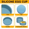 Dootafy 6 Pack Silicone Microwave Egg Cooker Air Fryer Egg