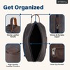 emissary Toiletry Bag for Men, Canvas Travel Toiletry Bag Men's