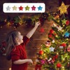Pavike Christmas Tree Ornaments Stars (12 Pack) Christmas Tree, Stars,