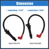 VekAuto 1set UTV Spark Plug Ignition Coil Wires No.4014296 for