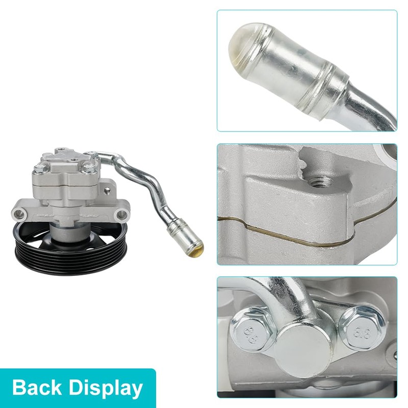 WMPHE Power Steering Pump with Pulley Compatible with Ford Escape