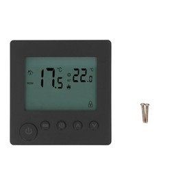 Smart Thermostat 4500W Button Control Water Heating Thermostat for Home Office Market Hotel AC90V to 240V Black