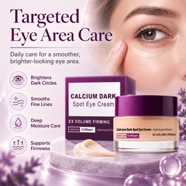 Calcium Eye Cream for Under Eye Firming, Hydration and Fine Lines, 0.53 oz