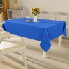 Smiry Rectangle Table Cloth, Waterproof Anti-Scratch Polyester Tablecloth, Decorative Washable