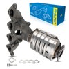 PHILTOP High Flow Front Catalytic Converter Kit 16472 Compatible with