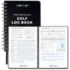 CADDENT GOLF Log Book - Wire-Bound Golf Notebook and Golf