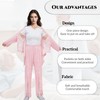 LAROTSUBA Summer Cotton Bedridden Patient Clothing,Disability Clothing With Fully Open