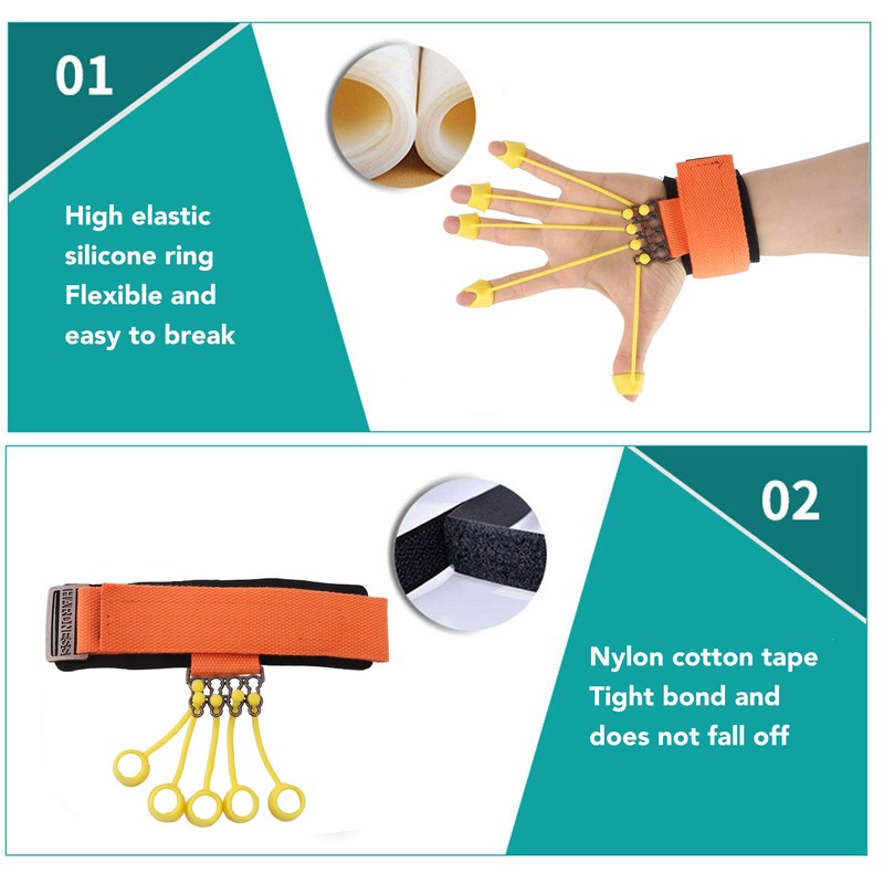 10lb Resistant Finger Exerciser Finger Stretcher Finger Resistance Band Hand