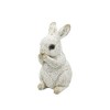 Carnac Resin Antique Animal Rabbit 03, White, 2.3 x 3.1