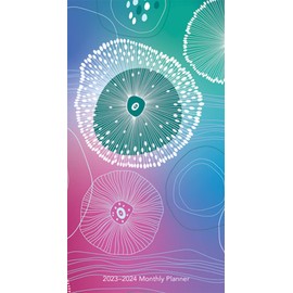 Ariel Collection | 2023-2024 3.5 x 6.5 Inch Two Year Monthly Pocket Planner Calendar | BrownTrout | Planning Stationery