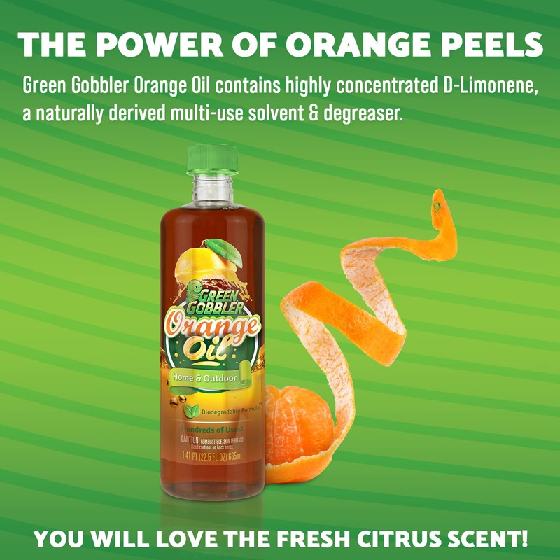Green Gobbler, Cold Pressed Orange Oil Concentrate - 22.5 oz