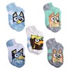 Bluey Kids No Show Socks, Blue, Small