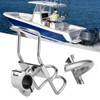 Fishing Rod Rack Stainless Steel Rail Mount Pole Bracket Support