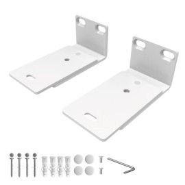 MASDUNCA Adjustable Wall Mount Kit for Smart Soundbars and TV Speakers in White