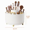 fanado 360° Rotating Makeup Organizer Makeup Brush Holder 5 Compartments
