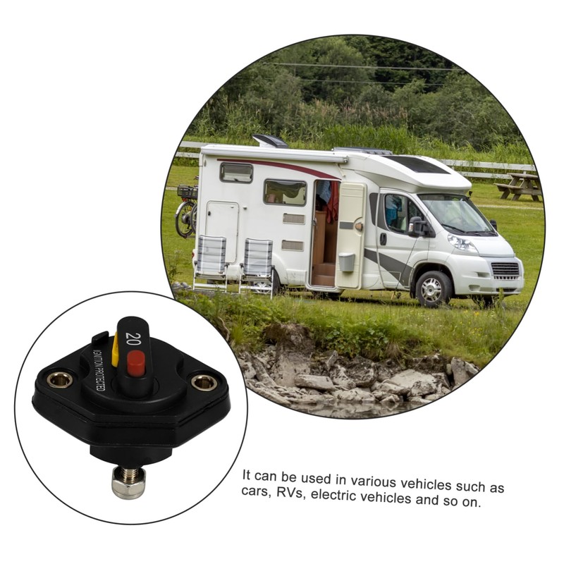 GRIRIW Marine Circuit Breaker Car Rv Auto 20a Mini Automotive