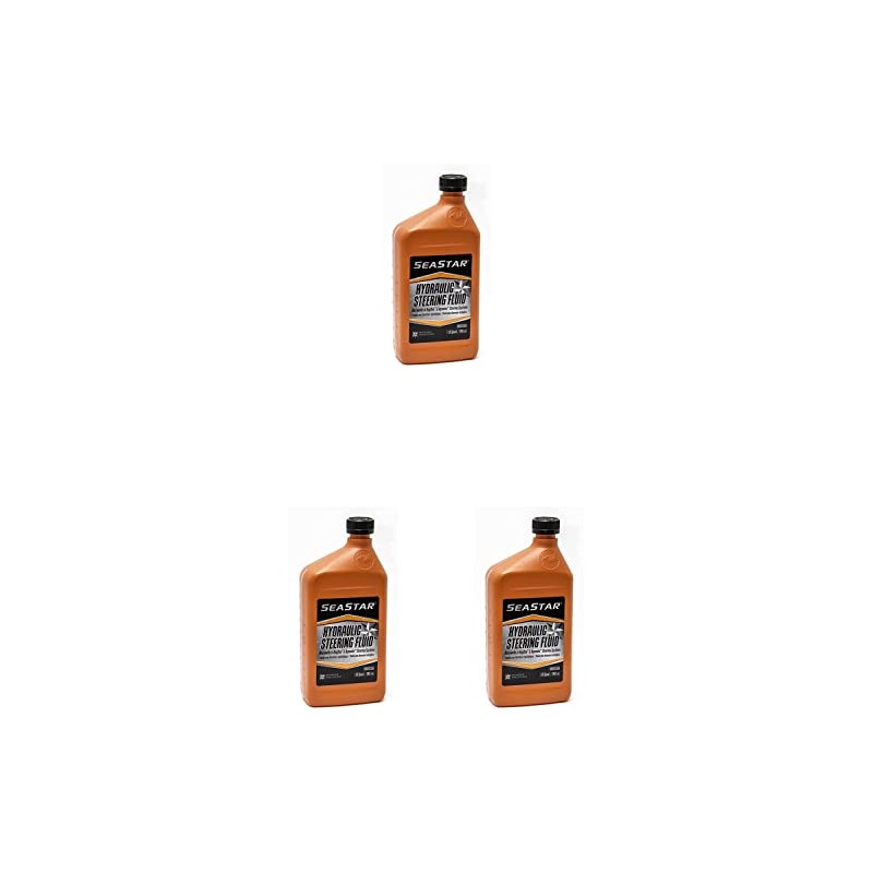 Dometic SeaStar Hydraulic Steering Fluid, HA5430H, 1 Quart (Three Pack)