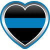 ProSticker 1087 (One) 4" Patriot Series Heart Thin Blue Line