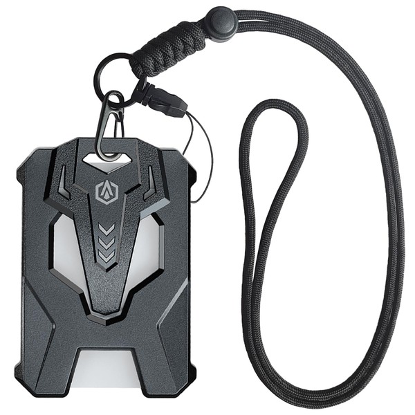 Autonomier Heavy Duty Badge Holder with Adjustable Lanyard, Cool Tactical
