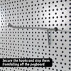 Pegboard Hook Locks, 120PCS Black Pegboard Locks for Stopping Hooks