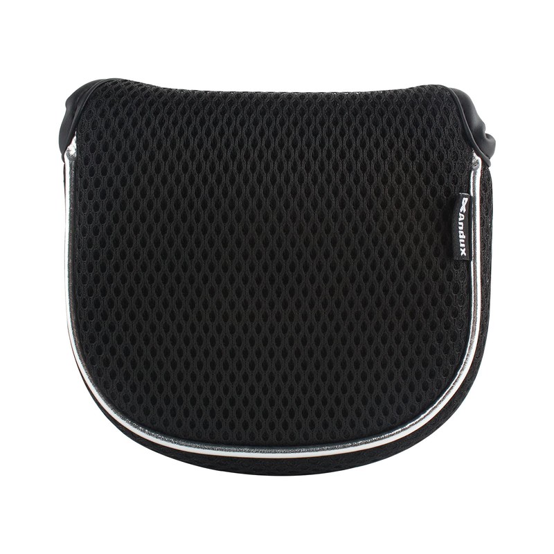 Andux Mesh Mallet Putter Cover Golf Putter Head Covers Black,