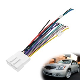Icyhaws 20-pin Headunit/Radio Wiring Harness Compatible with Subaru 2007-2019 Ni-ssan, Metra 70-7552 Harness Includes VSS and SWC pins with Steering Wheel Switch Wires