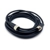 FOWIUNYE 6.56ft M12 4 Pins Male to Female Connector Cable,