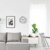 TFA Dostmann Analogue Radio-Controlled Wall Clock, 60.3546.02 with Metal Frame,