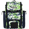 Boombah Catchers Superpack Bat Bag Digital Camo Navy/Lime Green - 23-1/2" x 13-1/2" x 9-1/2" - Multiple Colors - Holds 4 Bats - Backpack Version (no Wheels)