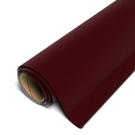Siser StripFlock Pro HTV Rollo de 12 x 1 yardas (borgoña) - Vinilo de transferencia de calor texturizado - para uso con cortadores Siser, Cricut y Silhouette - Certificado CPSIA
