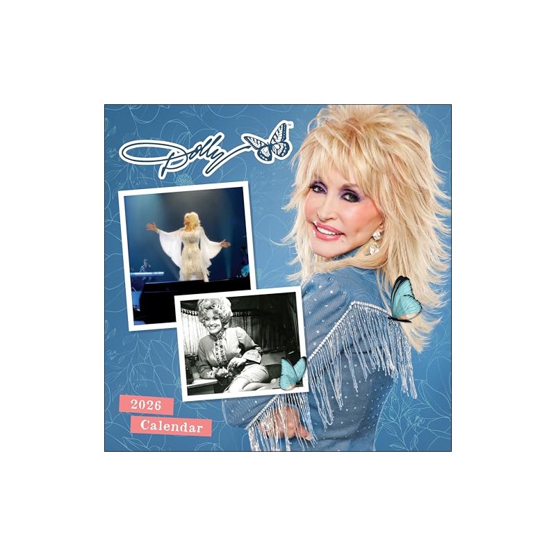 Dolly Parton 2026 Wall Calendar