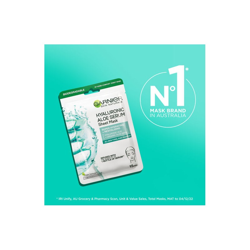 Garnier Hyaluronic Aloe Serum Sheet Mask