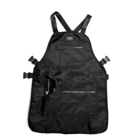 TRUBARBER TRU BARBER Professional Apron, Hair Stylist Apron, Adjustable Cross Back, BLACK