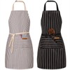 BeLuyi BeLuyi 2 Pack Adjustable Bib Apron with 2 Pockets