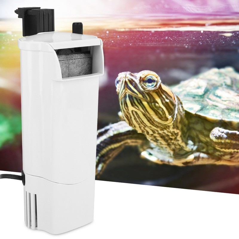 3 in 1 Low Shallow Water Tortoise Tank Aquarium Waterfall