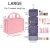 Hanging Toiletry Bag for Women Travel Wash Bag Large Cosmetic