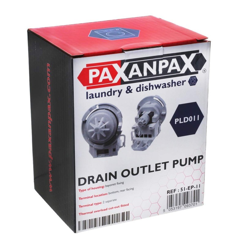 Paxanpax PLD011 Washing Machine Drain Pump Base For Bosch SGI,