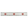 'Welsh Red Dragon' 30cm (12 Inch) White Plastic Ruler (RL00085976)