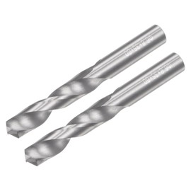 sourcing map Solid Carbide Drill Bits, 6.8mm C2/K20 Tungsten Carbide Jobber Drill Bits Straight Shank Drilling Tool for Stainless Steel Aluminum Iron Metal Plastic 2pcs