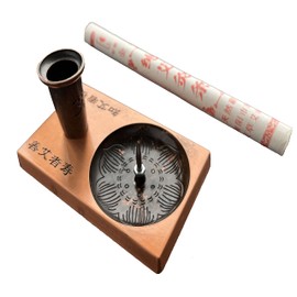 Moxibustion on Tool Base Tray Fire Extinguishing,Bracket Burner Holde Set Used to Support and Extinguish Moxa Stick Made of zinc Alloy Material