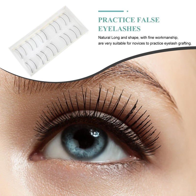 minkissy 10 pairs eyelash transplantation false eyelash practice false eyelashes