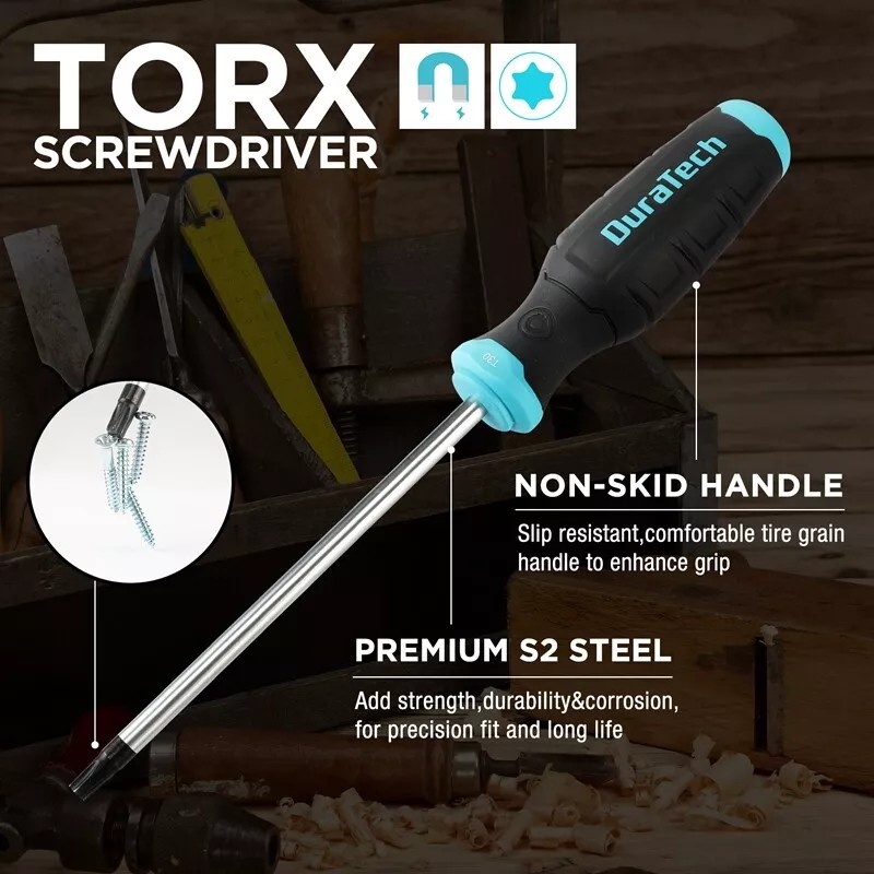 DURATECH 6-Piece Screwdriver Set Screw Driver Set Kit for Fastening