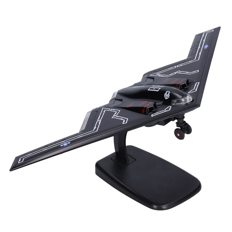 B2 Metal Fighter Plane Model Military Airplane Model Pull Back