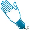 Hokshin Trading WGS004 HTC Golf Glove Hanger, Blue, S-XL (8.7