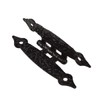 TamBee Black Cabinet Hinges Door Hinges Flush Mount Flat Hinges