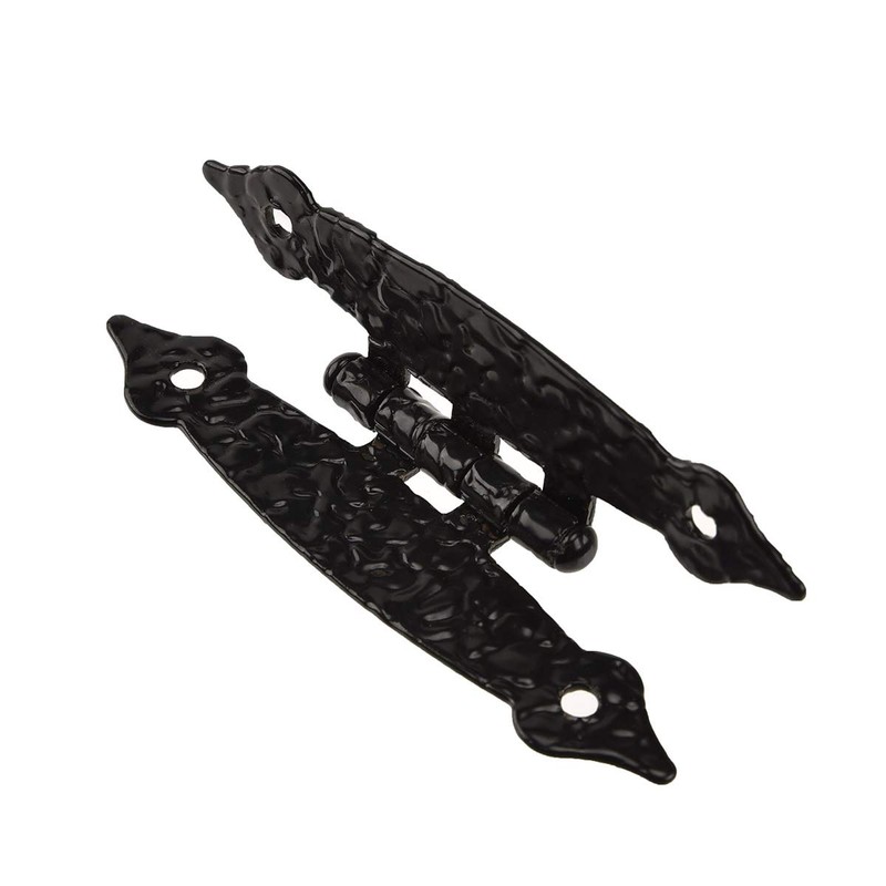 TamBee Black Cabinet Hinges Door Hinges Flush Mount Flat Hinges